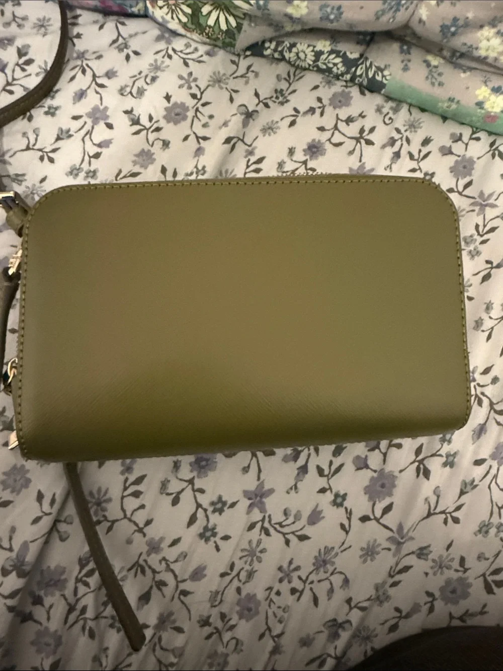 kate spade Staci Dual Zip Crossbody Bag- Color: Seaweed